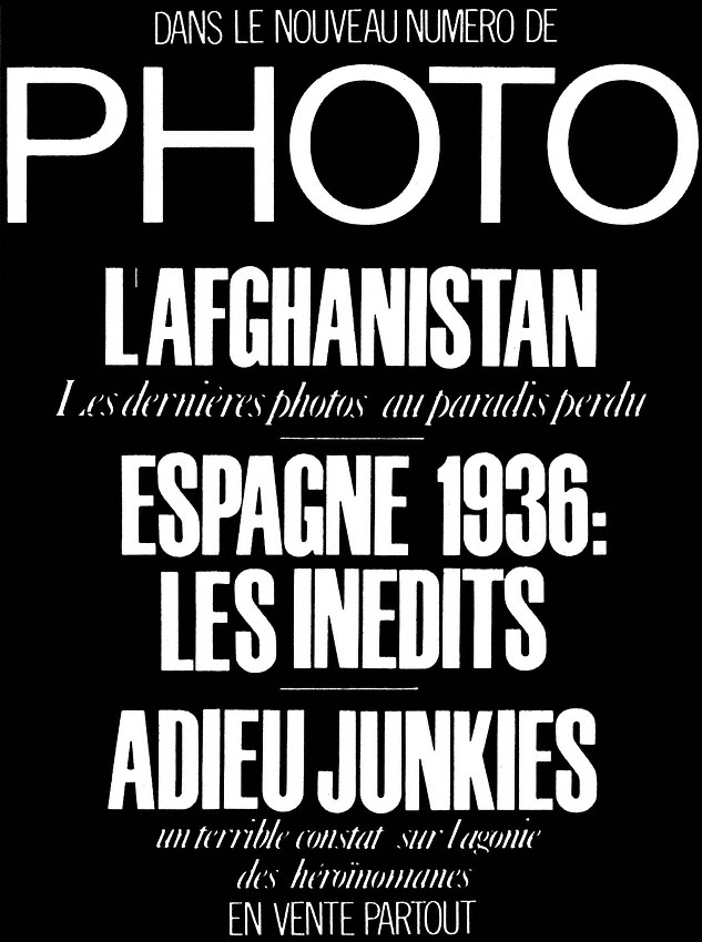 Publicité Photo 1980