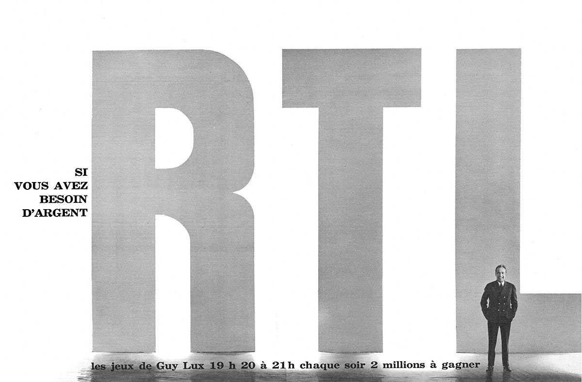 Publicit� Radio Luxembourg 1969