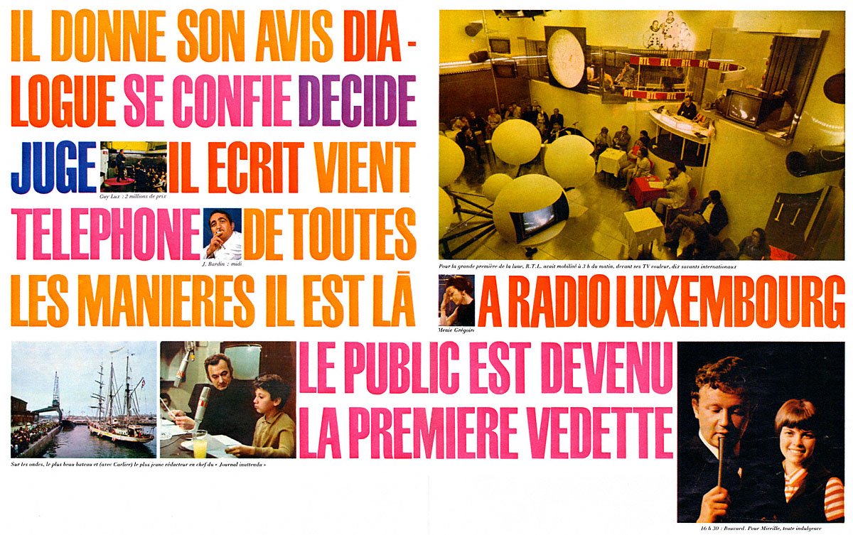 Publicit� Radio Luxembourg 1970