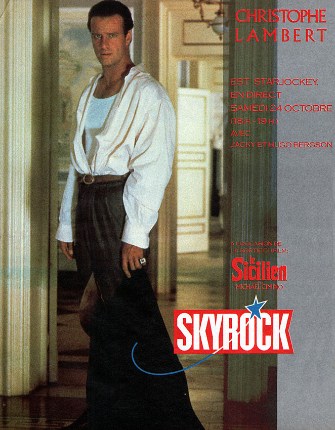 Publicité Skyrock 1987