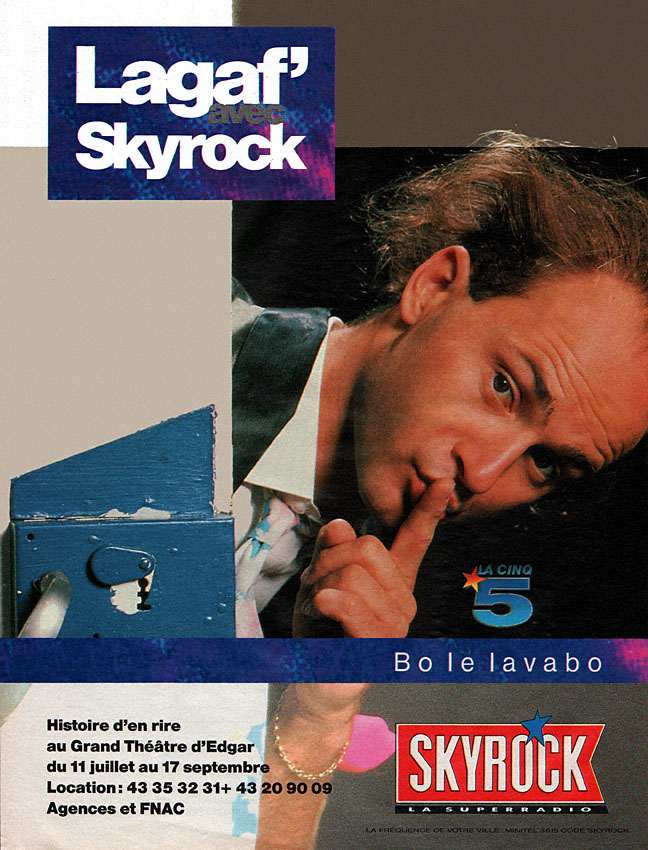 Publicité Skyrock 1990