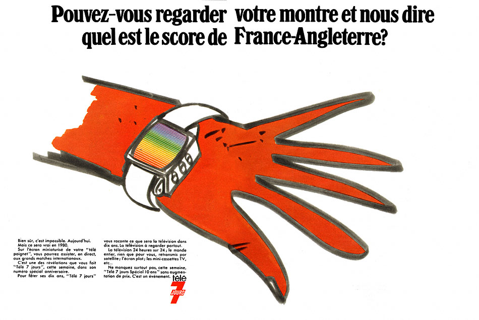 Publicité Tele7jours 1970