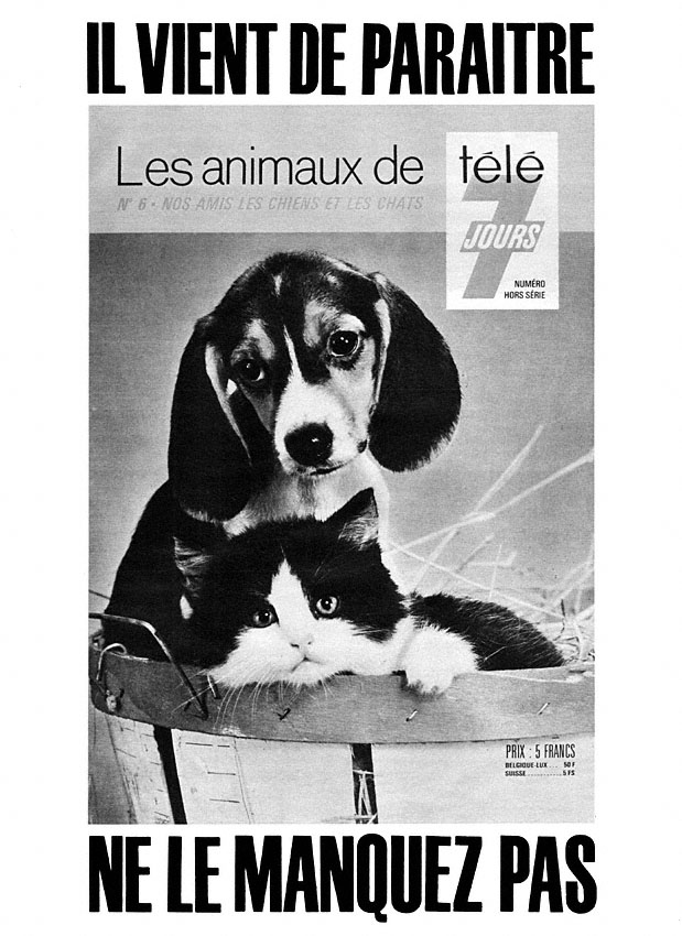 Publicité Tele7jours 1970