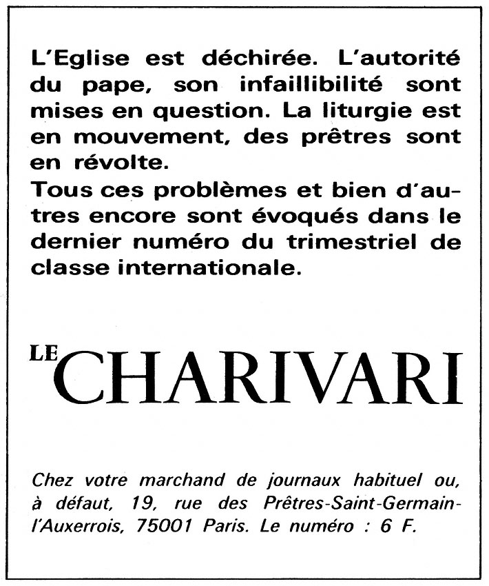 Publicité Zzdivers_PRE5 1973