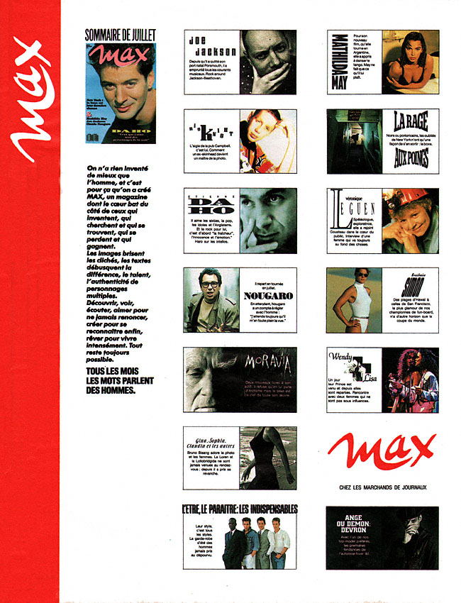 Publicité Zzdivers_PRE5 1989