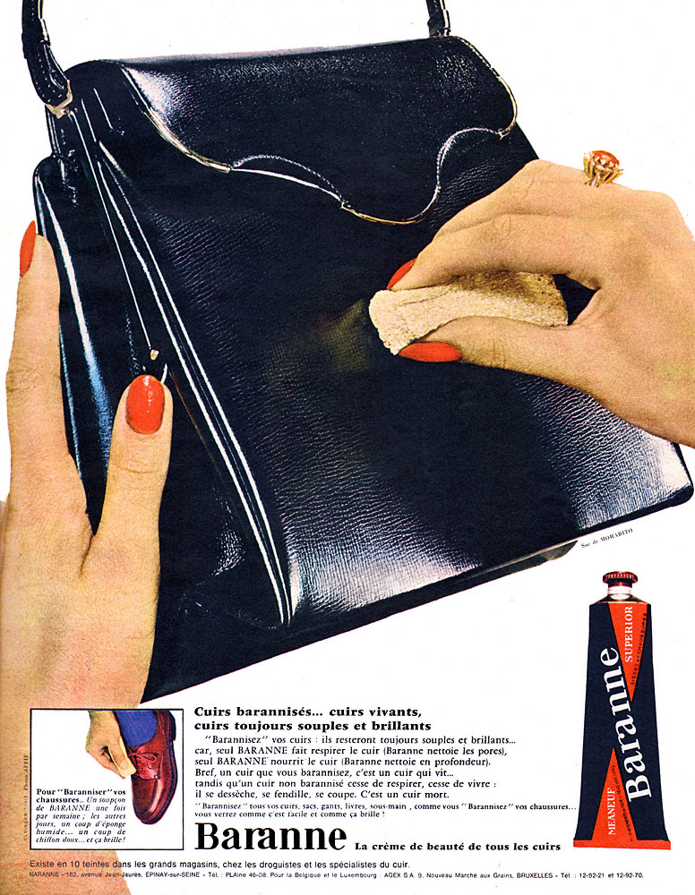 Publicité Baranne 1962