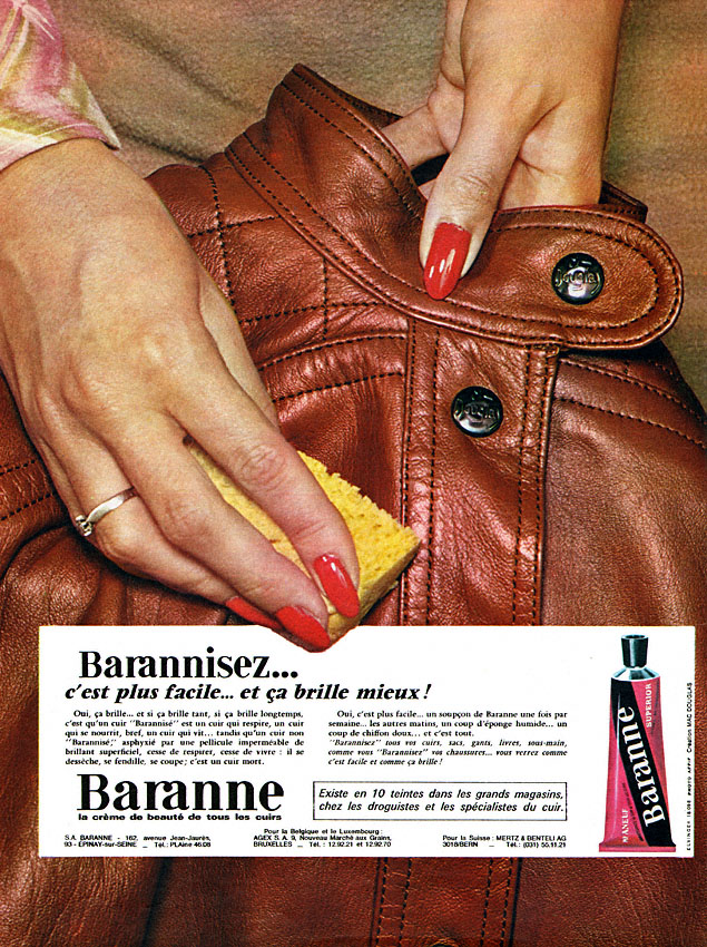 Publicité Baranne 1966