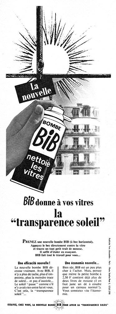 Publicit� Bib 1966