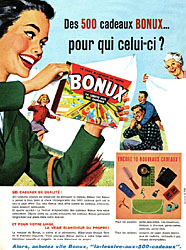 Publicit Bonux 1961