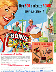 Publicit Bonux 1961