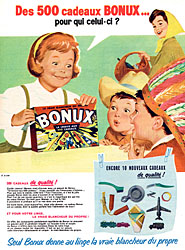 Publicit Bonux 1961