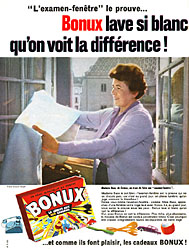 Publicit Bonux 1962