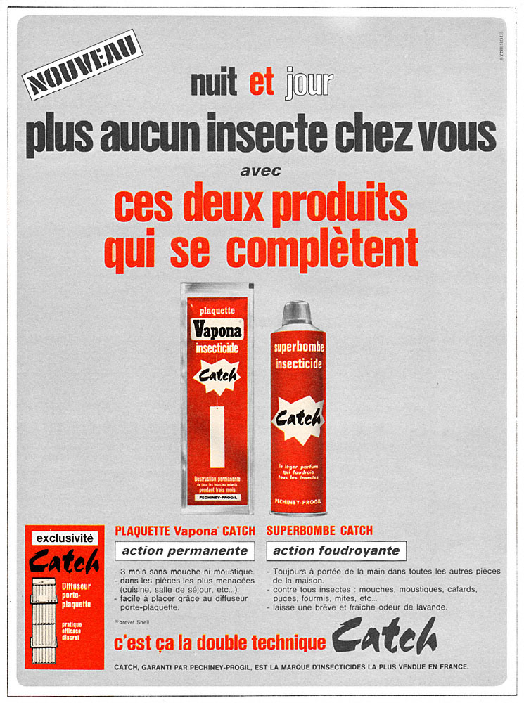 Publicit� Catch 1967