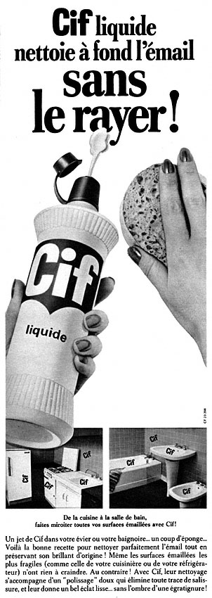 Publicité Cif 1967
