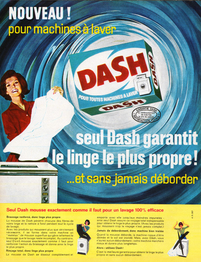 Publicité Dash 1963