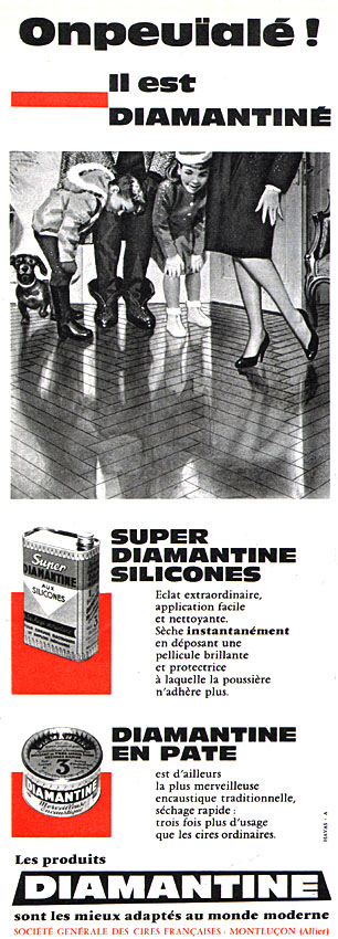 Publicité Diamantine 1961
