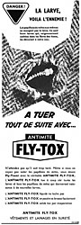 Publicit Fly-Tox 1955