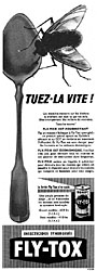 Publicit Fly-Tox 1956