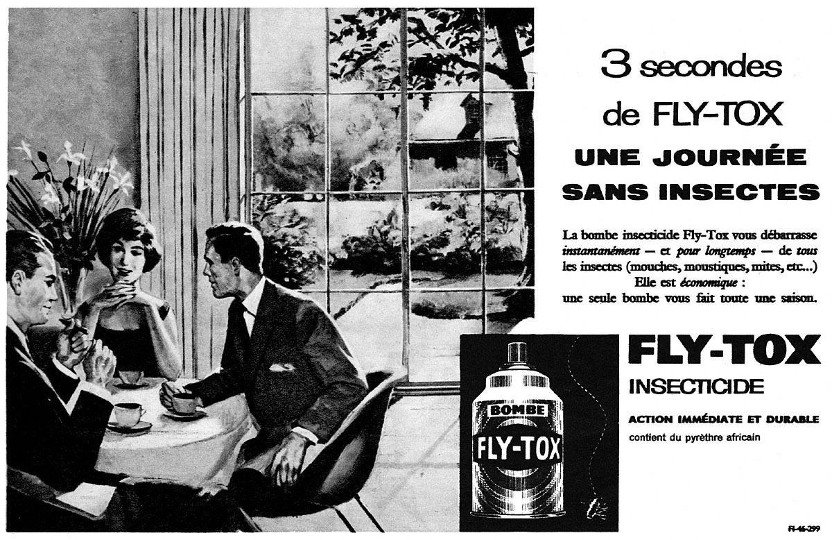 Publicité Fly-Tox 1959