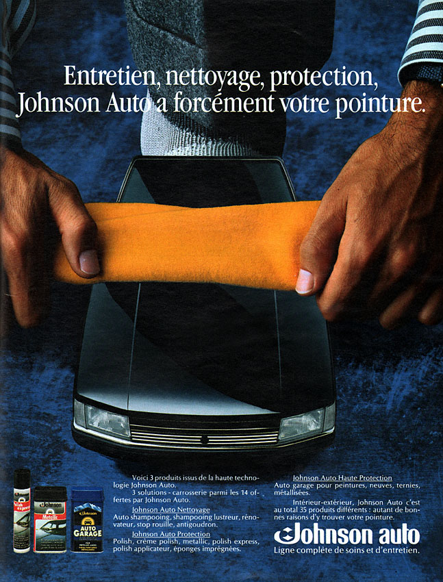 Publicité Johnson 1987