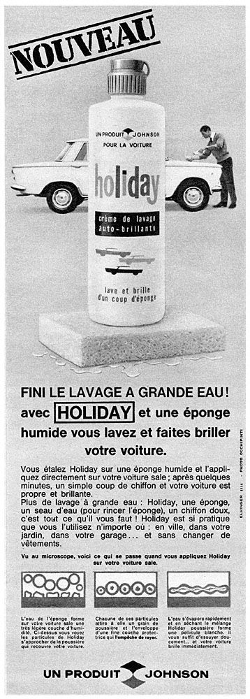Publicité Johnson 1962