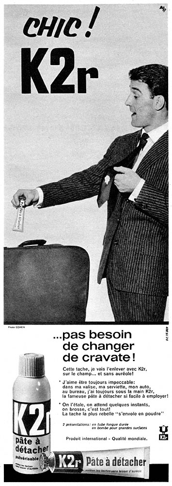 Publicité K2r 1960