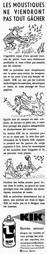 Publicité Kik 1960