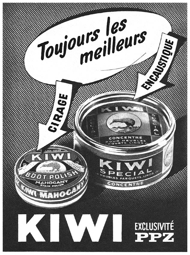 Publicité Kiwi 1952