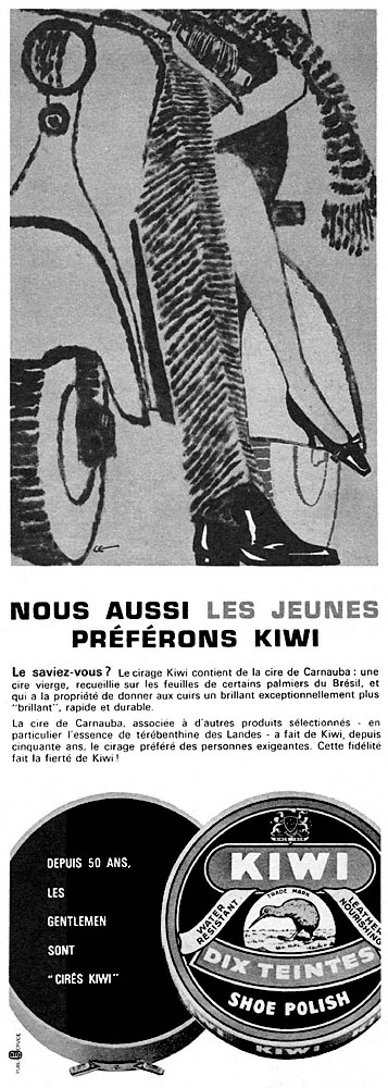 Publicité Kiwi 1961