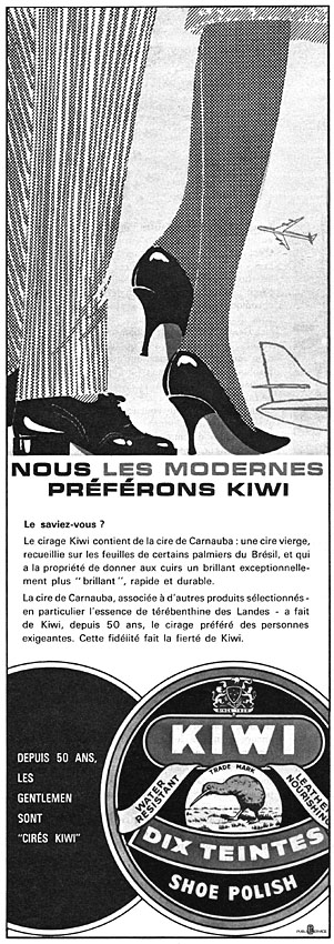 Publicité Kiwi 1962