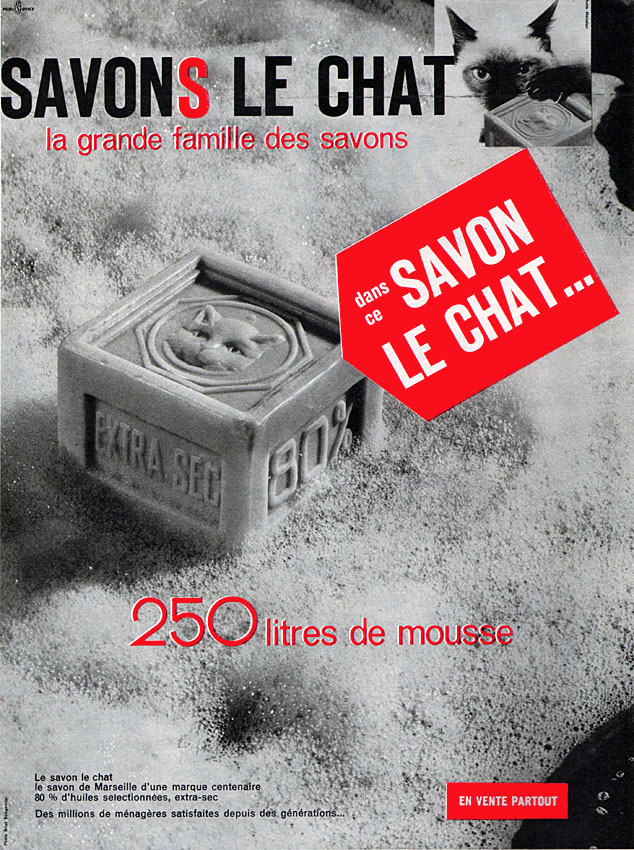 Publicité Le Chat 1960