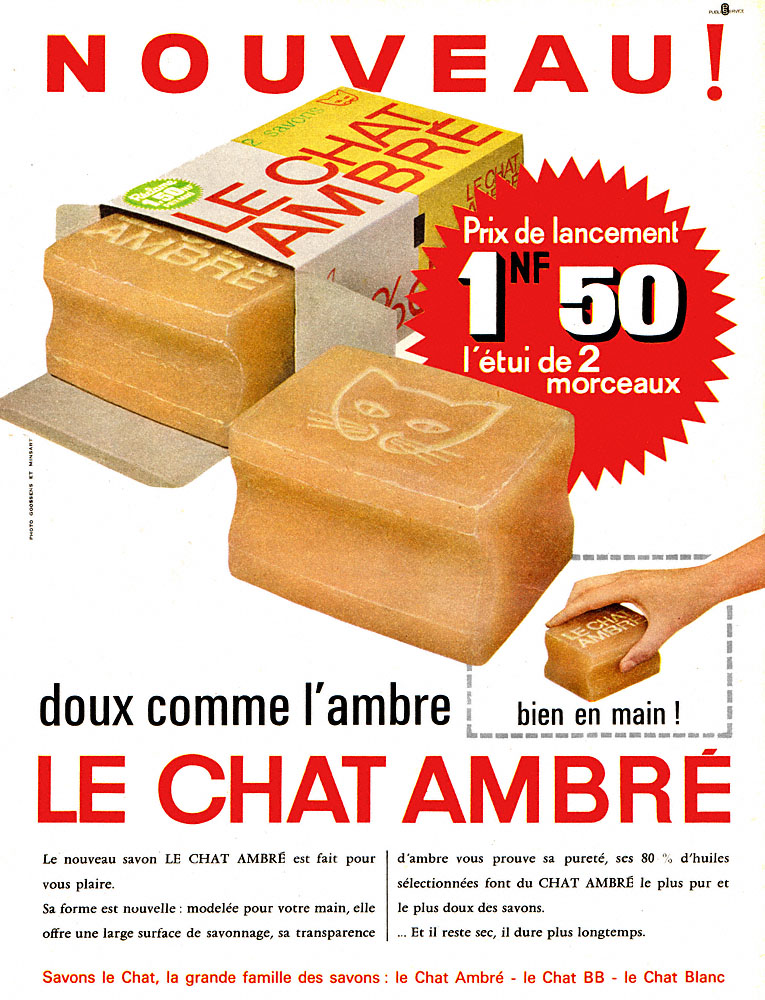 Publicité Le Chat 1962
