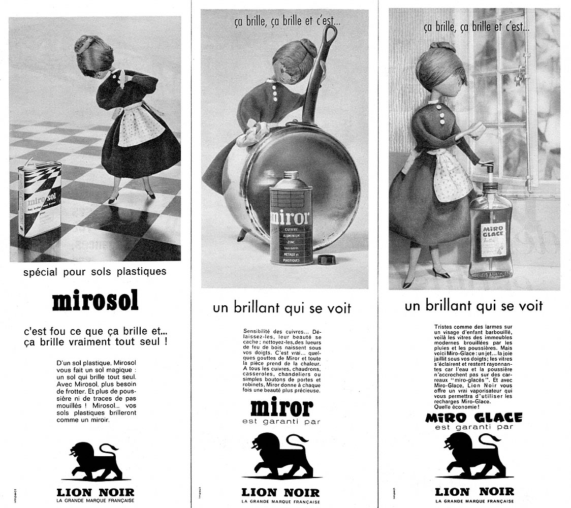 Publicité Lion Noir 1960
