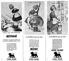 Publicit Lion Noir 1960