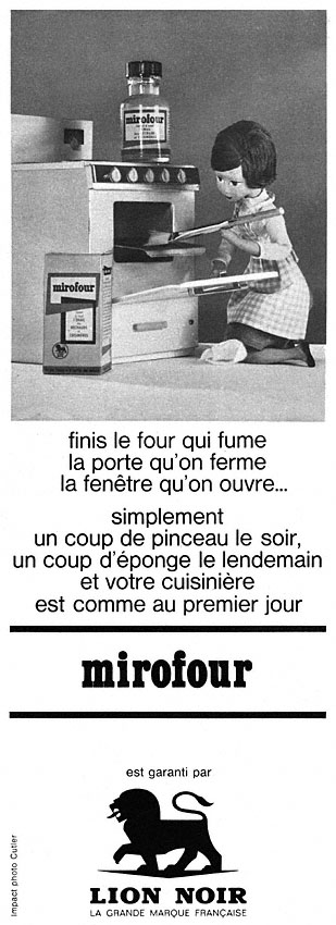 Publicité Lion Noir 1963