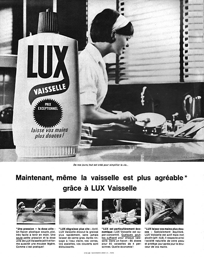 Publicité Lux 1963