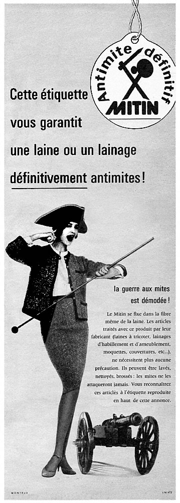 Publicité Mitin 1961