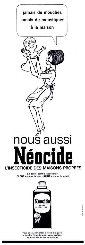 Publicité Neocide 1963