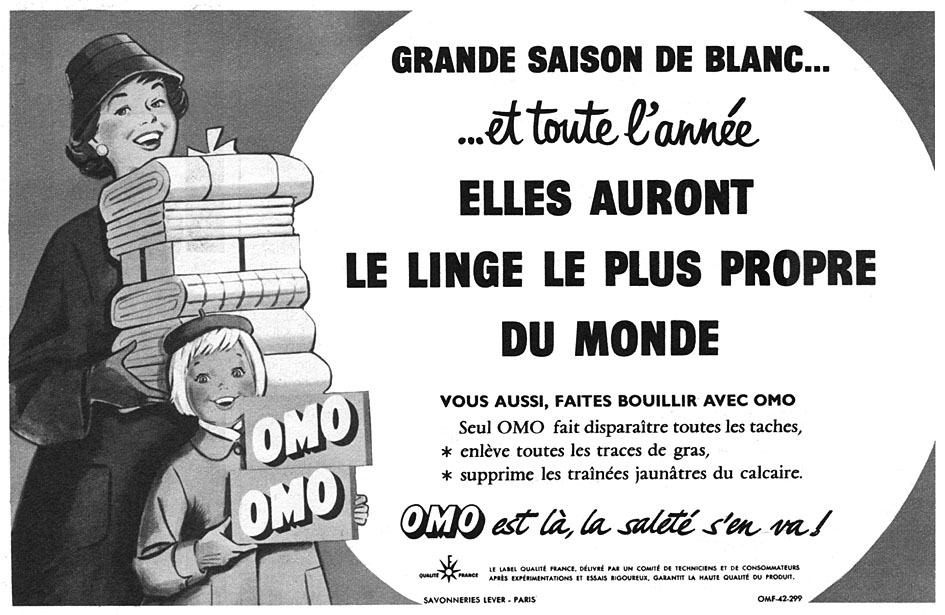 Publicité Omo 1957