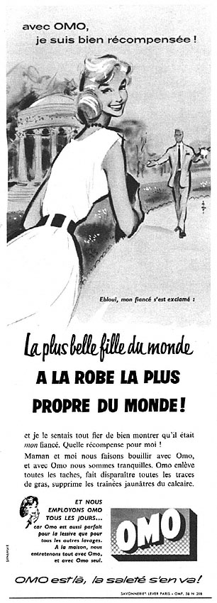 Publicité Omo 1957