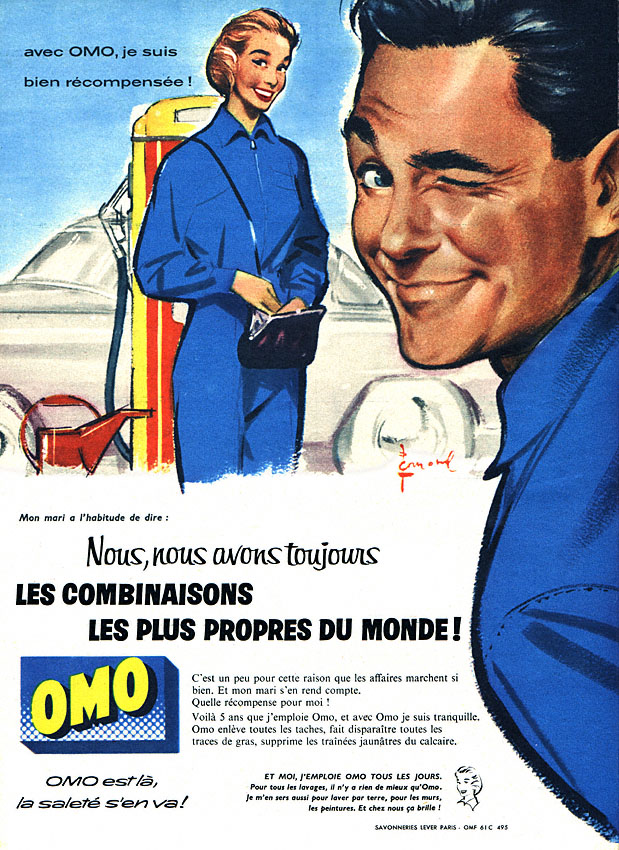 Publicité Omo 1957