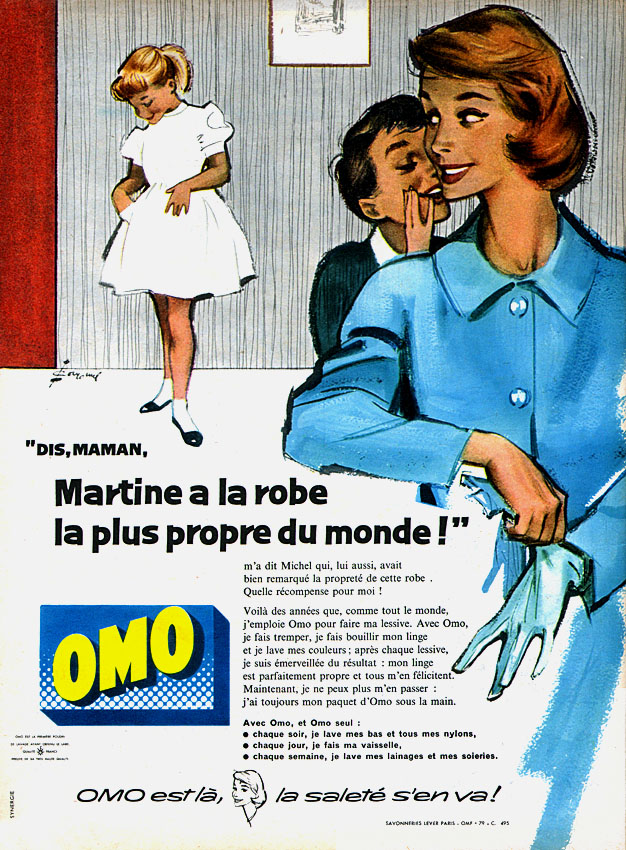 Publicité Omo 1958