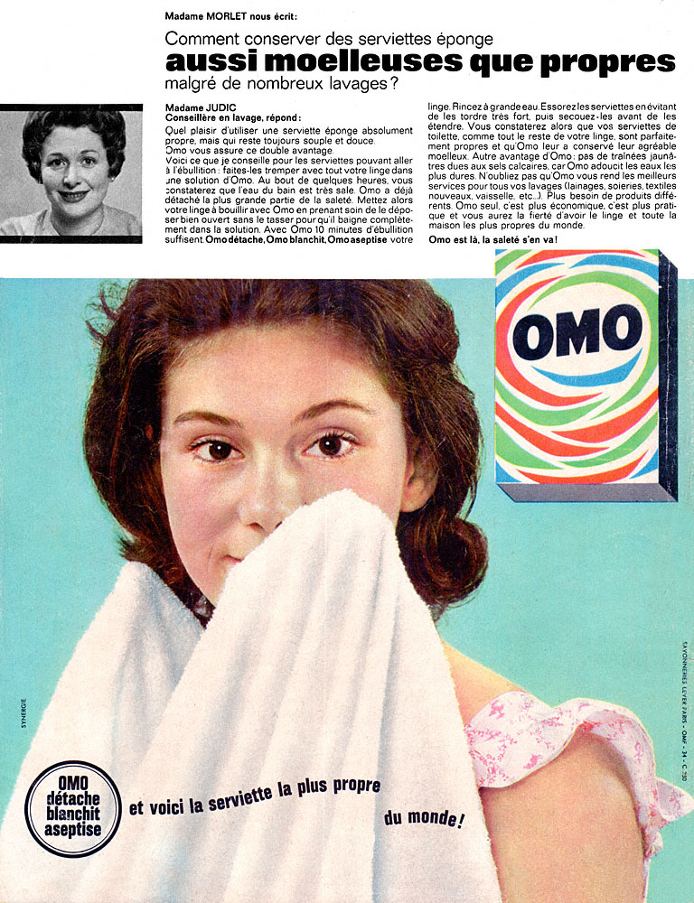 Publicité Omo 1962