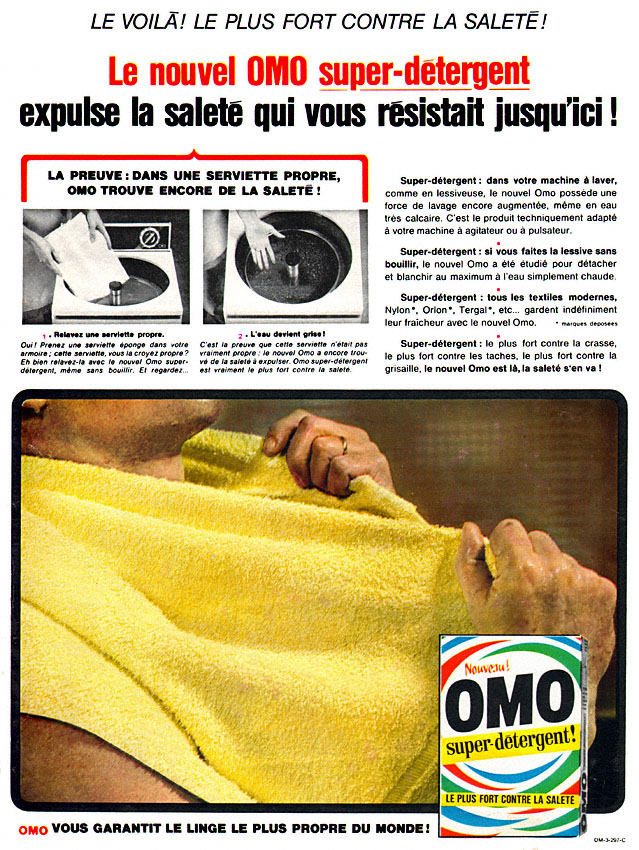 Publicité Omo 1965