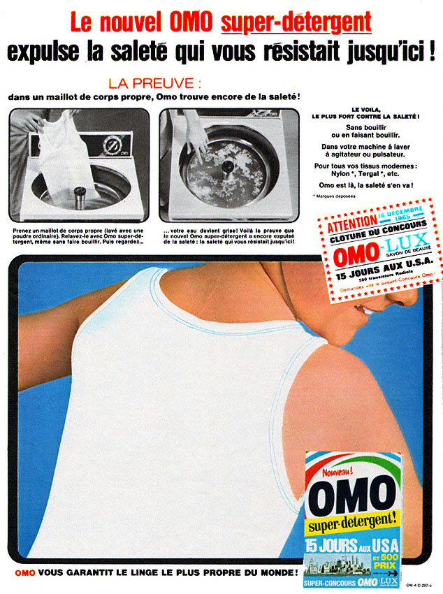 Publicité Omo 1965