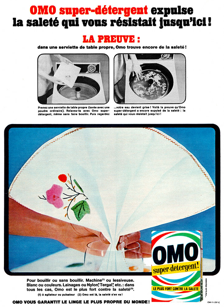 Publicit� Omo 1966