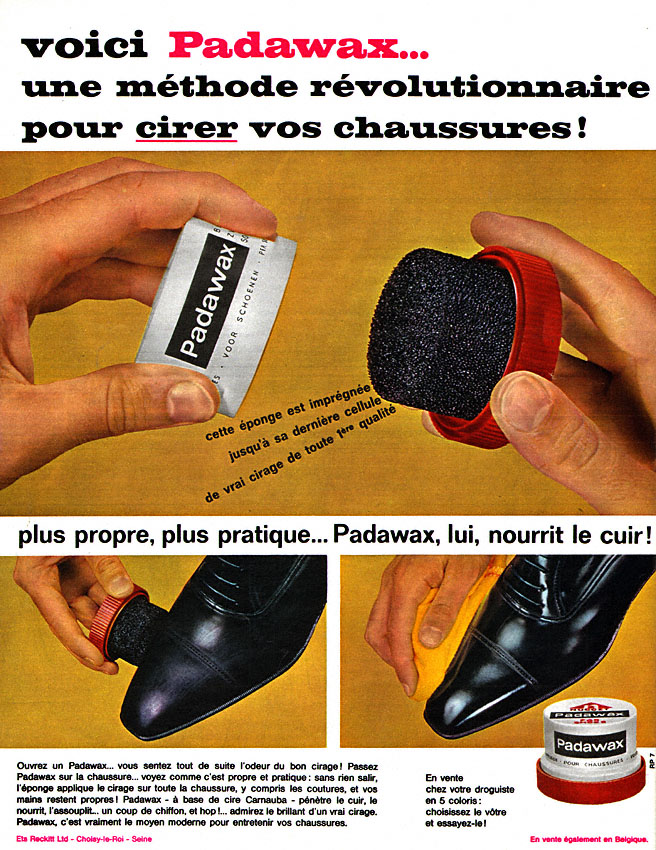 Publicité Padawax 1964