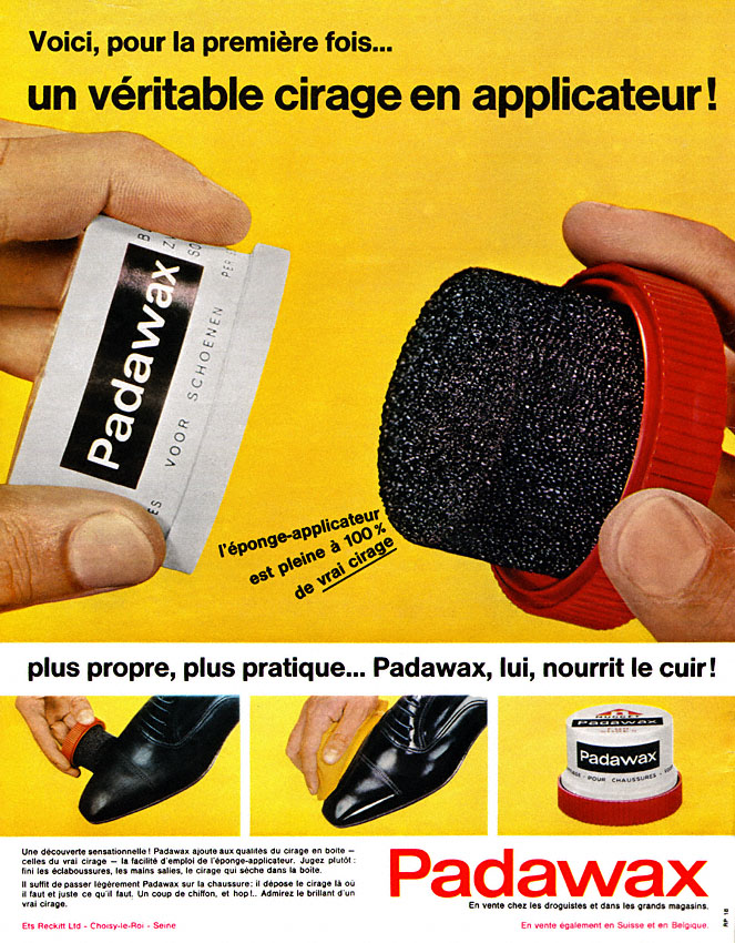 Publicité Padawax 1965