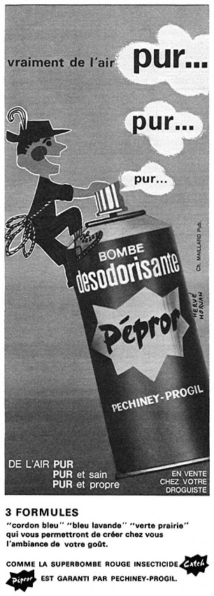 Publicité Pepror 1966