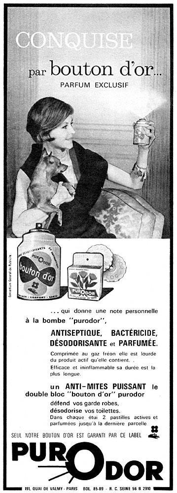 Publicité PurOdor 1962